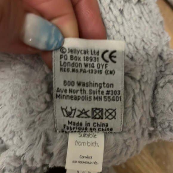 Jellycat Bunny Woodland Gray Well-loved Rabbit Plush Stuffed Animal Bashful - Picture 6 of 11